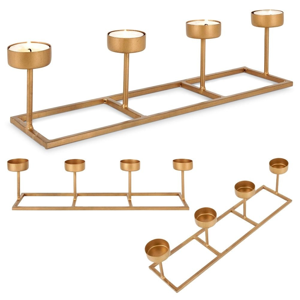 Candlestick for Fyra Tealight in Elegant Gold Shade