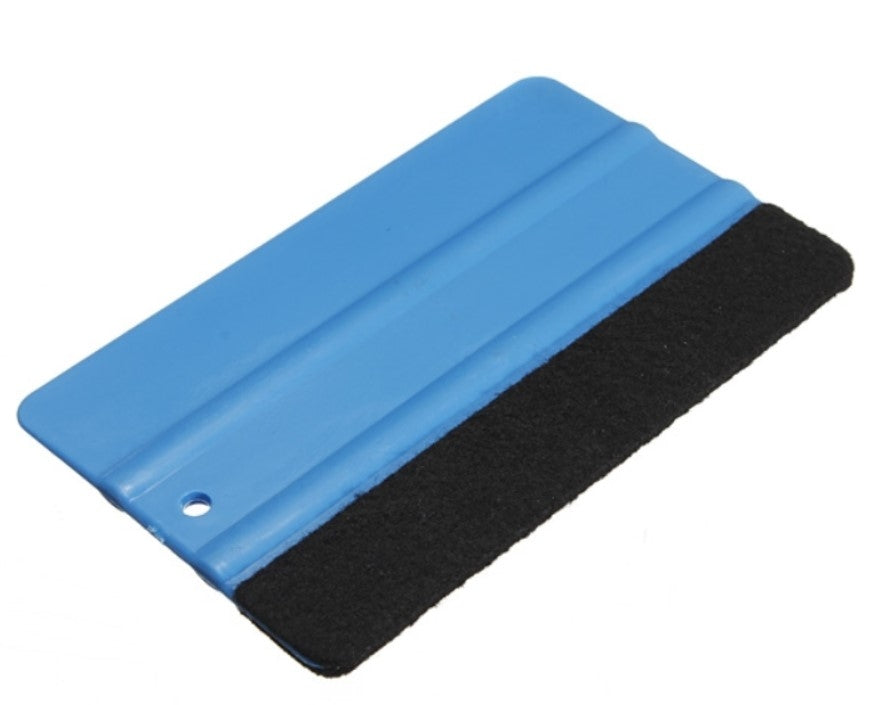Carbon foil squeegee with felt