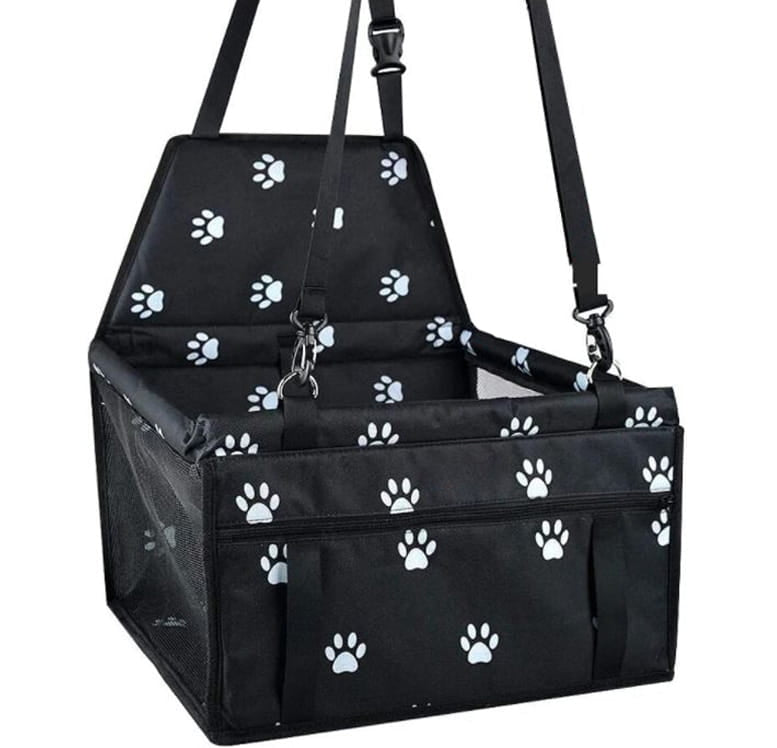 Car carrier mat dog bag - black