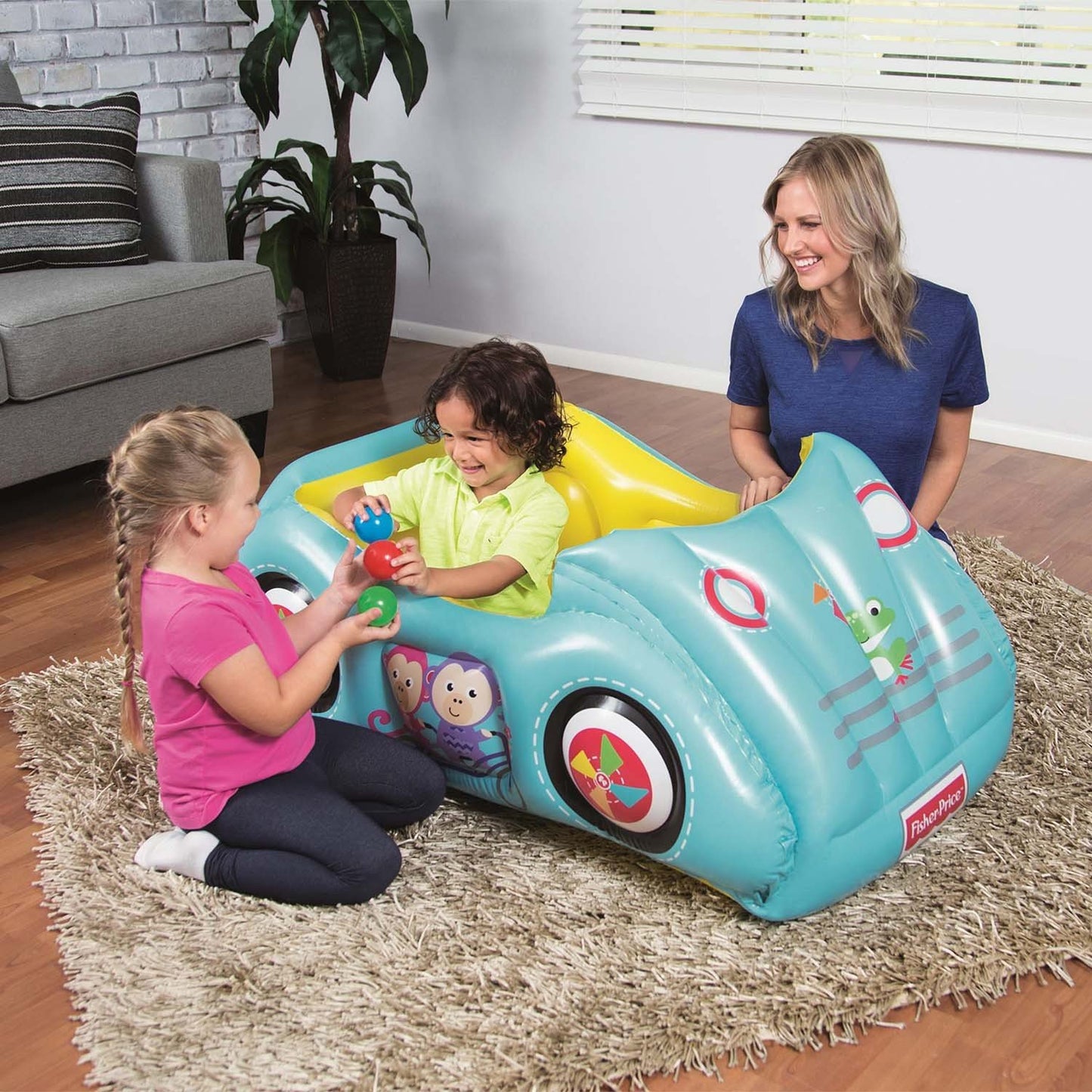 Car playpen + balls Fisher-Price Bestway 93535