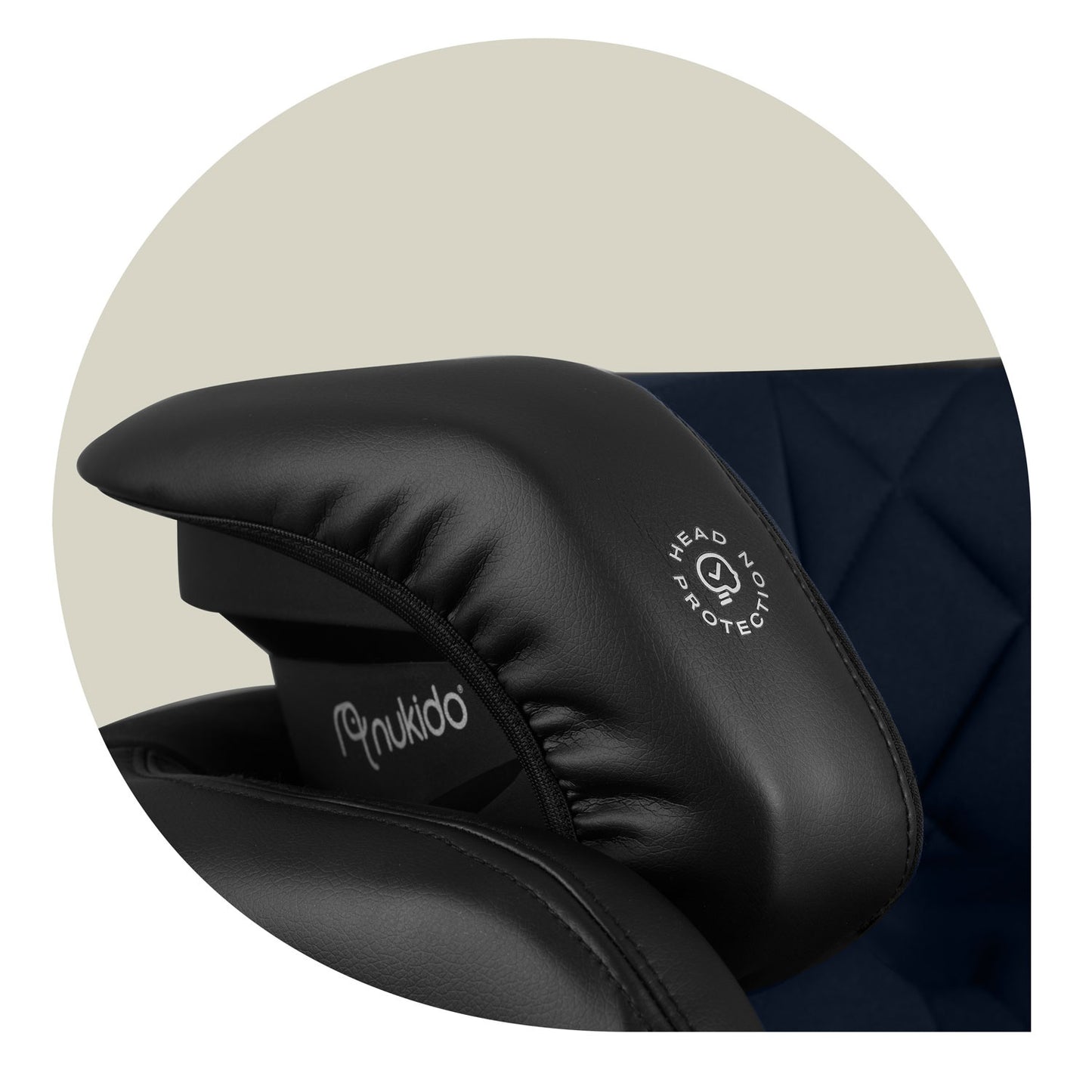 Car seat Nukido Louis black and navy blue 15-36 kg ISOFIX