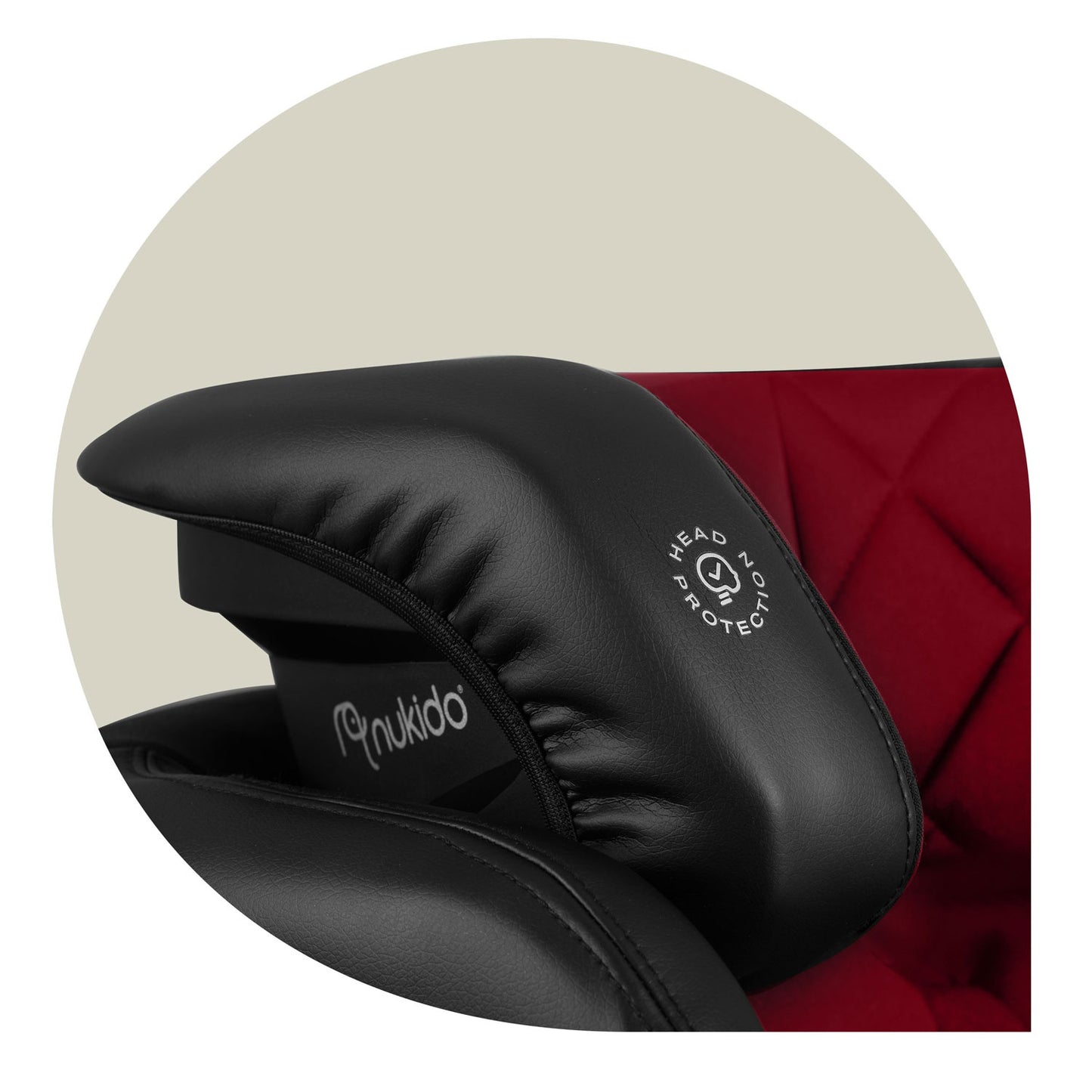 Car seat Nukido Louis black/red 15-36 kg ISOFIX