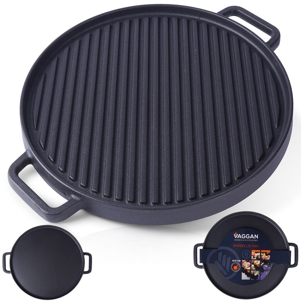 Cast iron pan for Meat, Vegetables & Potatoes - Oven & Stove
