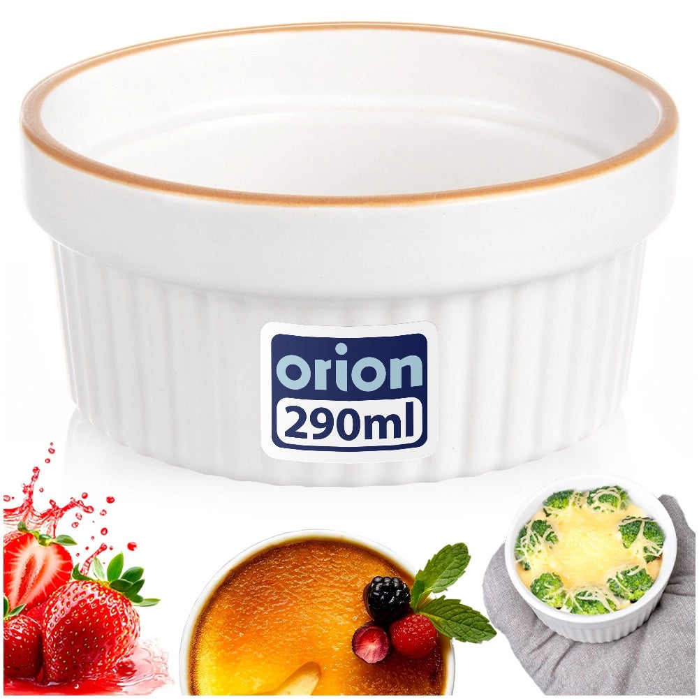 Ceramic Ramekin 11.5 cm, 290 ml – Oven & Microwave Safe