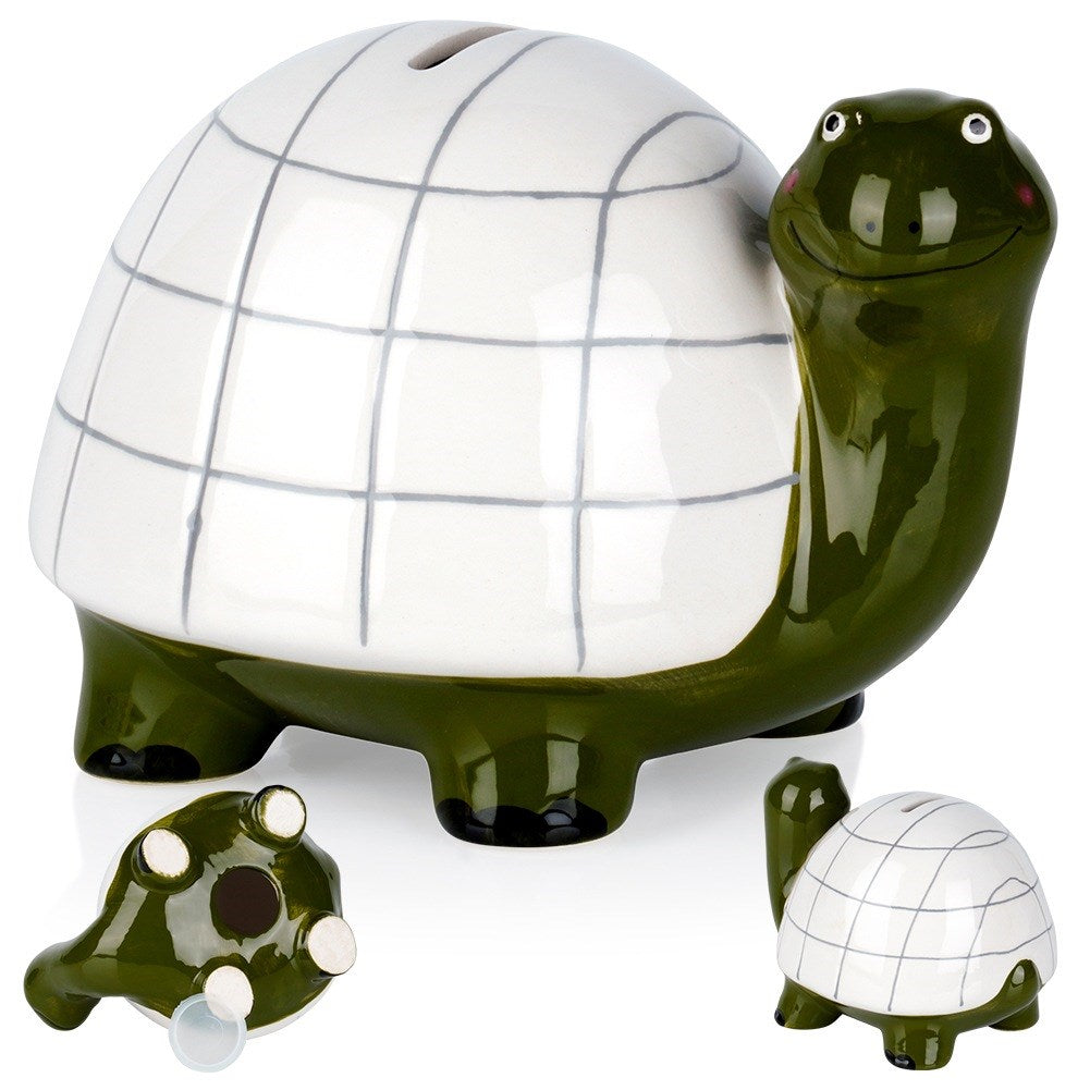 Ceramic Turtle Piggy Bank