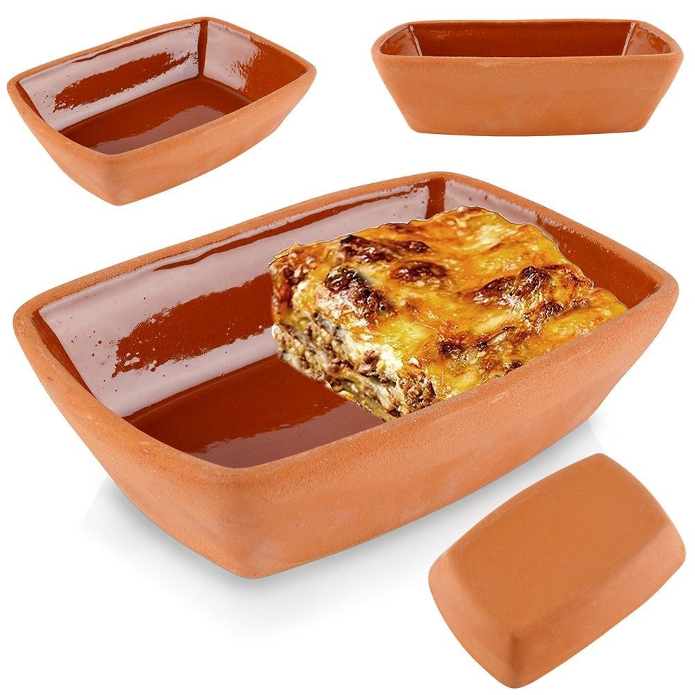 Ceramic baking dish: Perfect for all dishes, oven safe