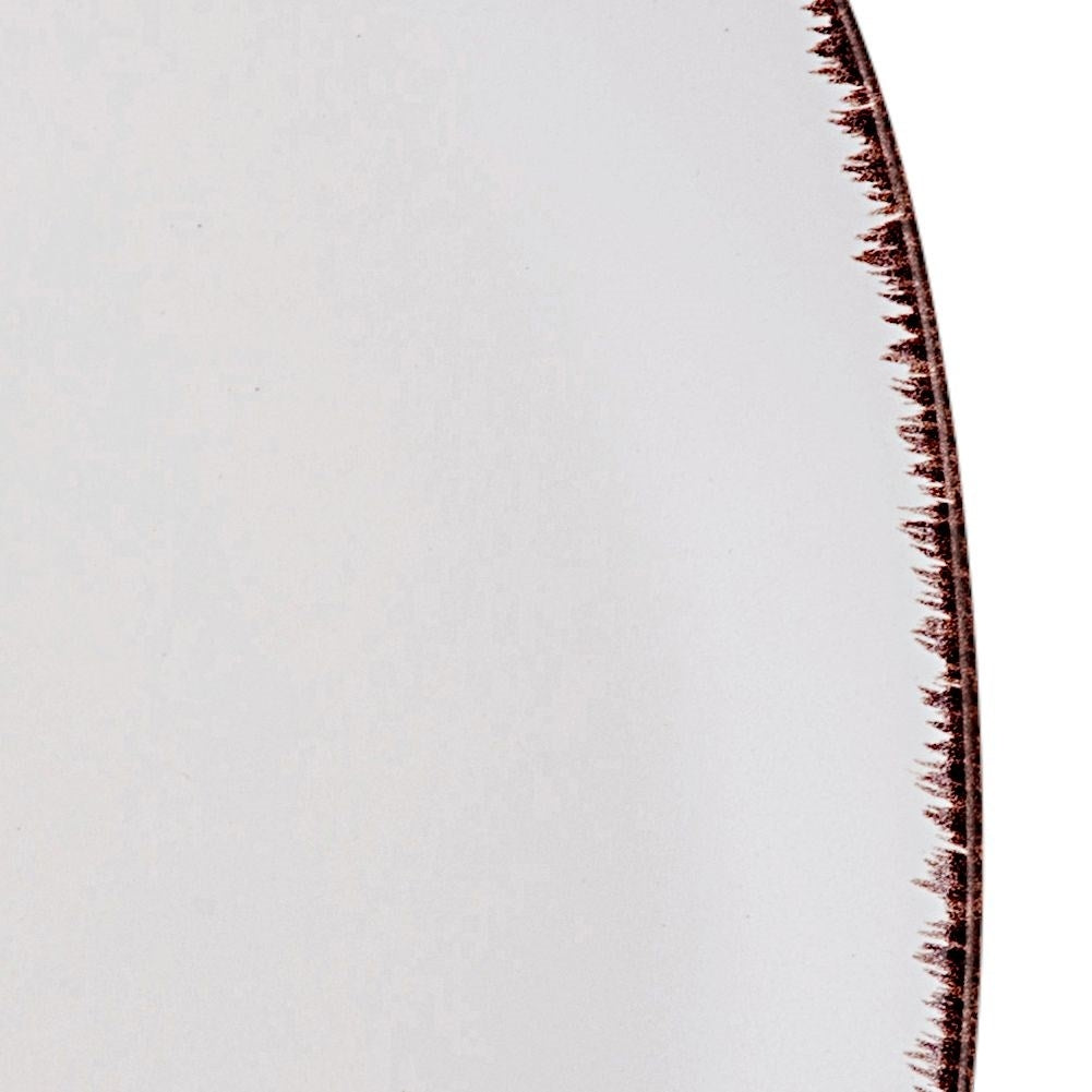 Ceramic dessert plate for microwave and dishwasher
