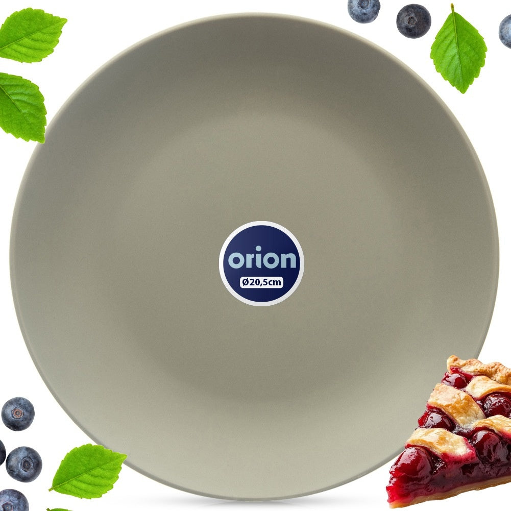 Ceramic dessert plate, green, 20.5 cm