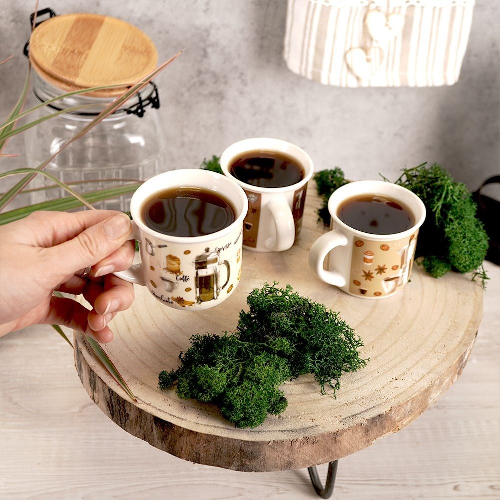 Ceramic mugs 110 ml 3 pcs.