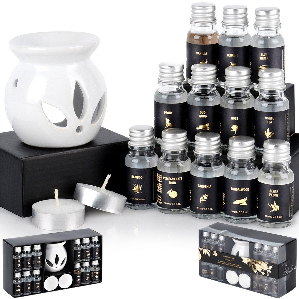 Ceramic scented oil burner, 15 pcs.