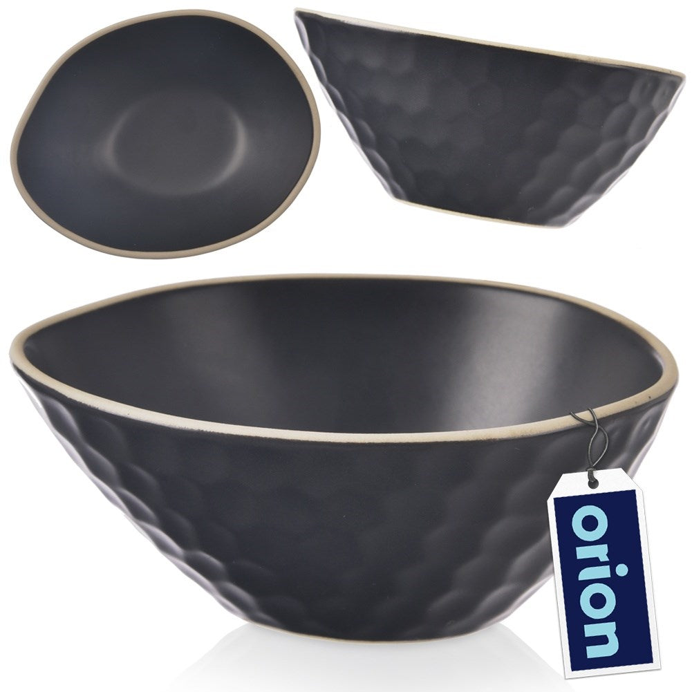 Ceramic snack bowl black TEA TIME 130 ml