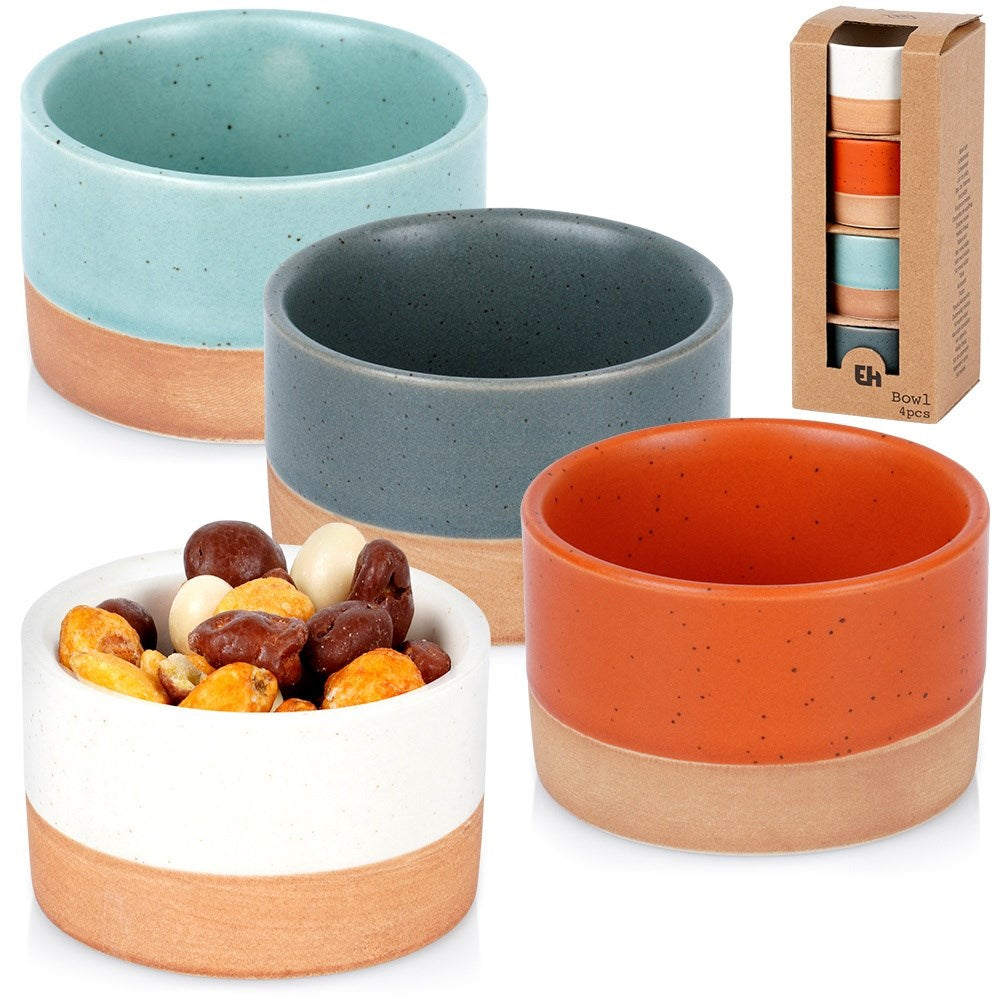 Ceramic snack bowls 75 ml, 6.5 cm 4 pcs.