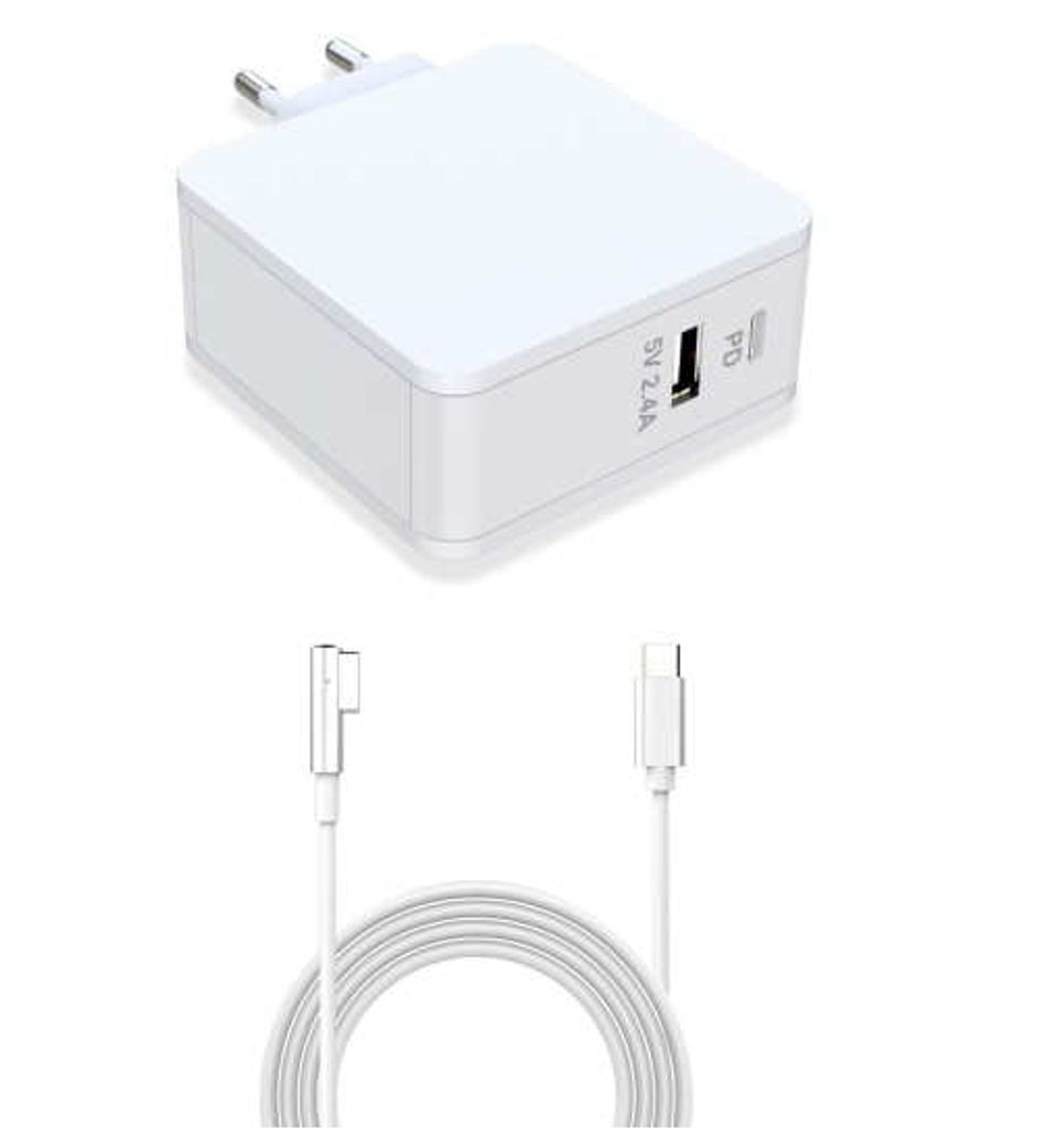 Charger for Apple Magsafe 90W L-connector 2006-2012 (20V 4.5A)