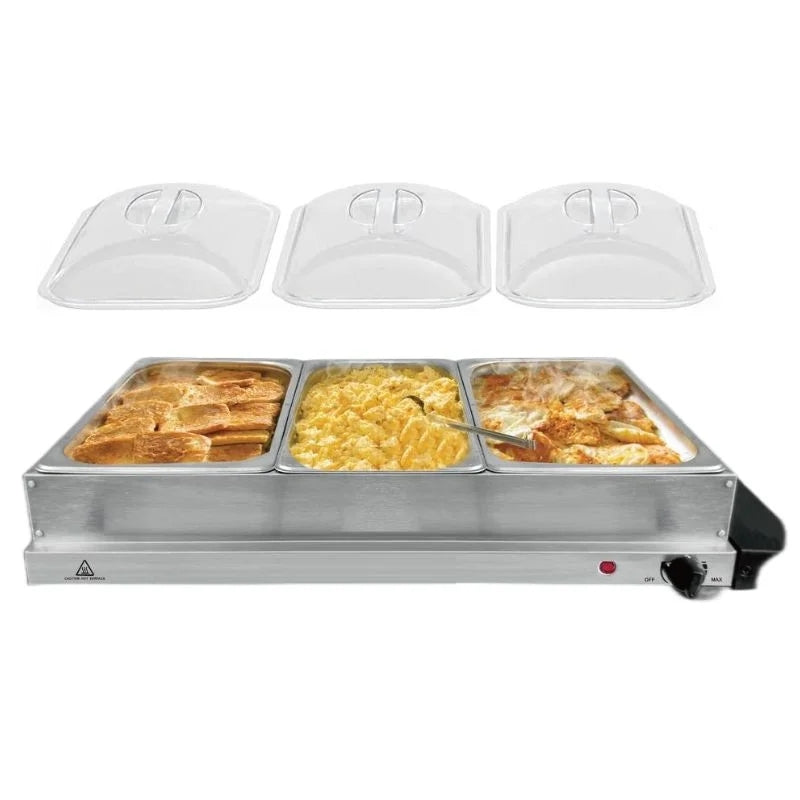 Cheffinger CF-BW300: 3.5 Quarts 2 in 1 Buffet Warmer + Hotplate