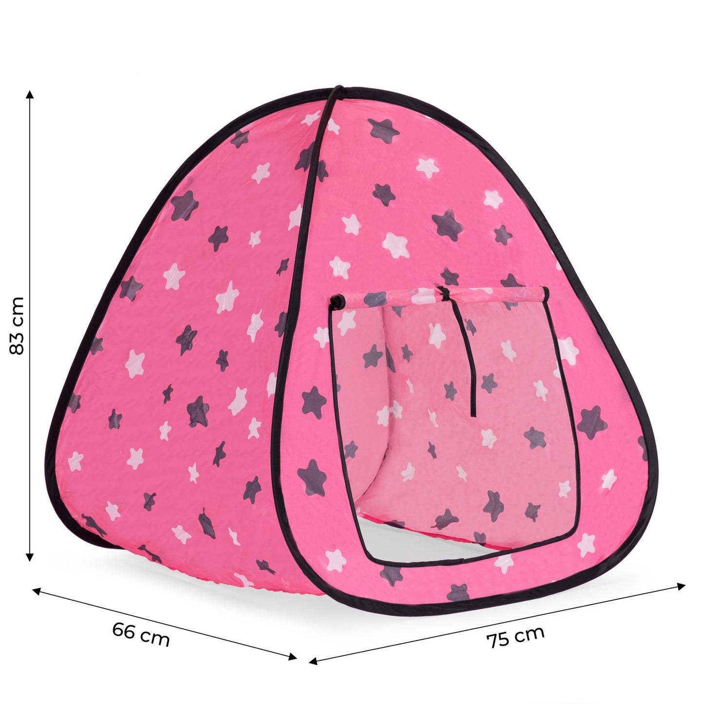 Children pink tent house pink with stars for girls
