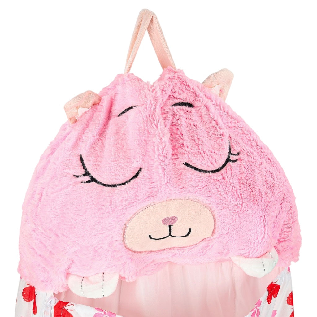 Children's Sleeping Bag with Pillow, 2-in-1, 135x50cm, Pink