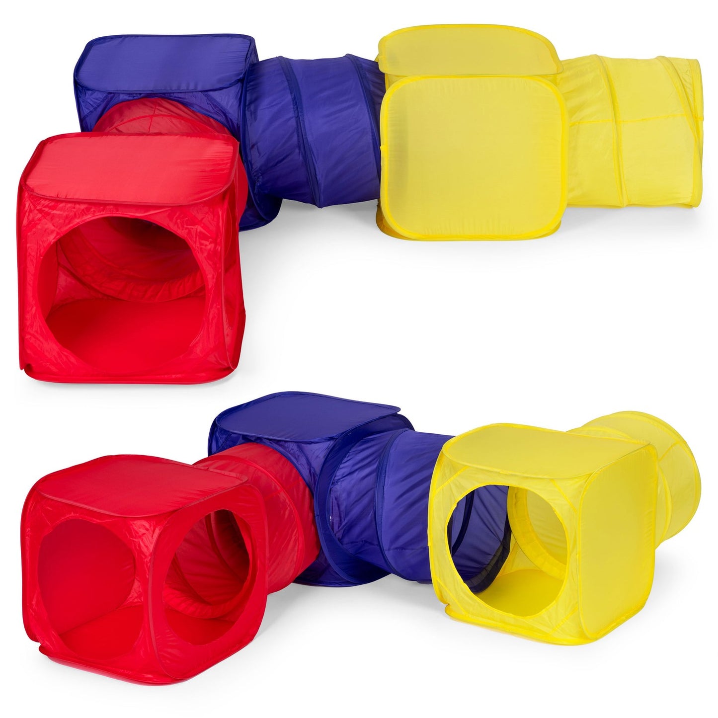 Children's Tent Playground 6-Piece Set Tunnels and Cubes IPLAY