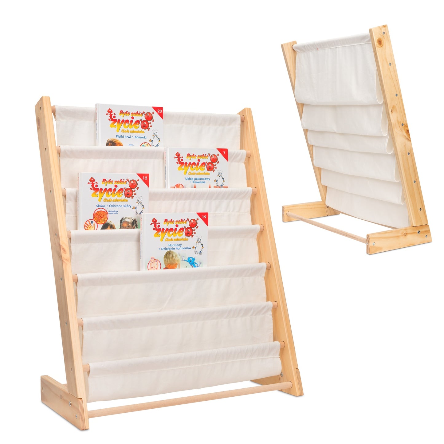 Children's bookcase stand shelf 79cm