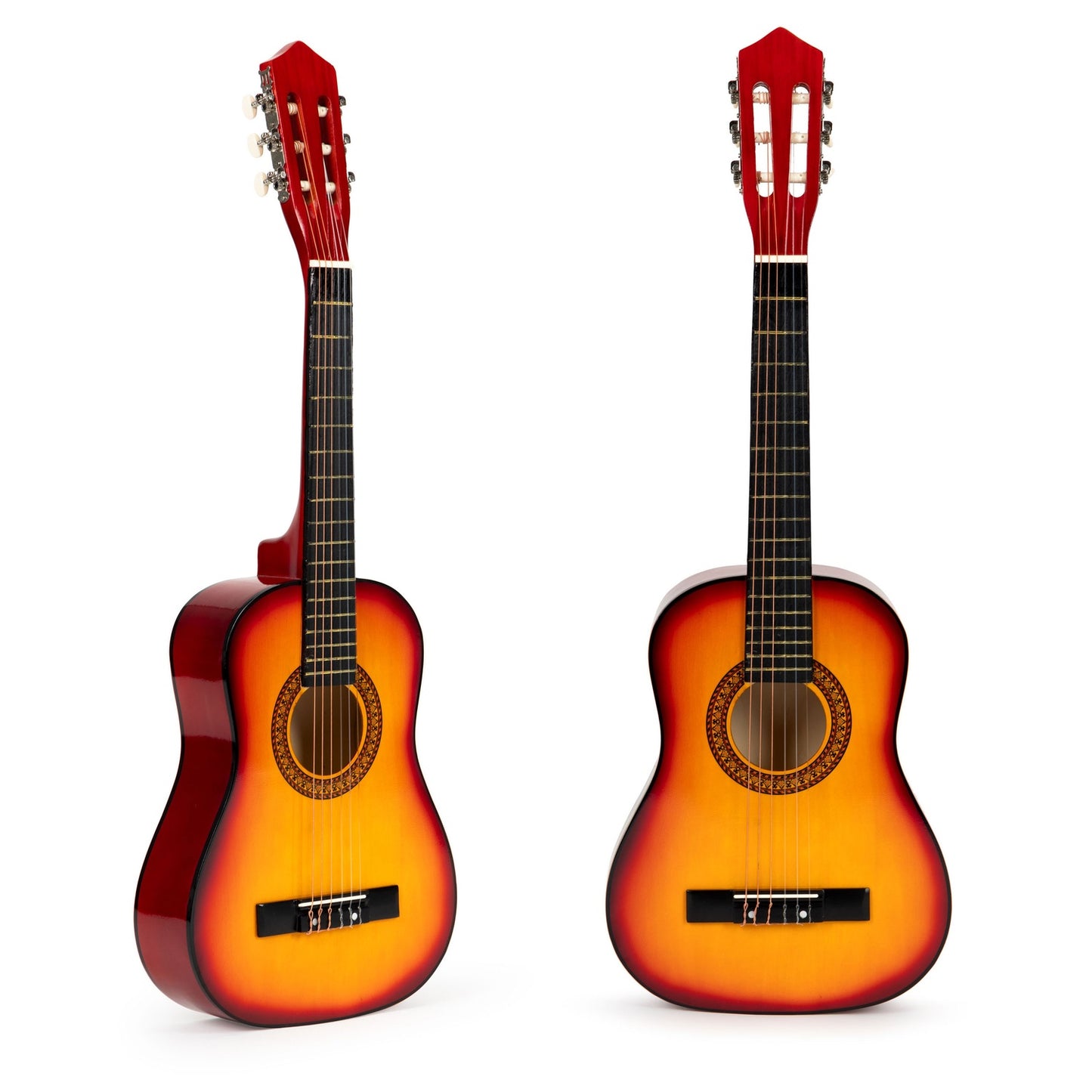 Children's guitar, large, classic, wooden, 6 strings, ECOTOYS