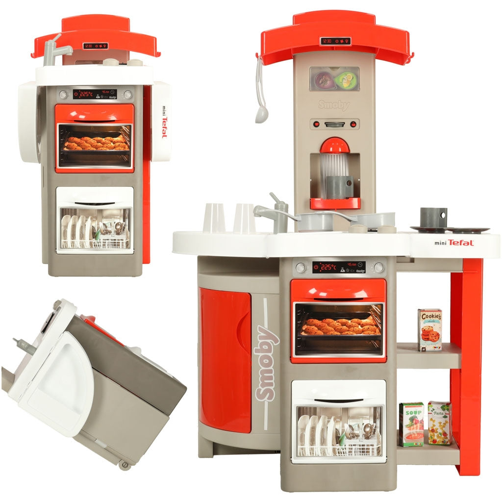 Children's plastic kitchen red with sound