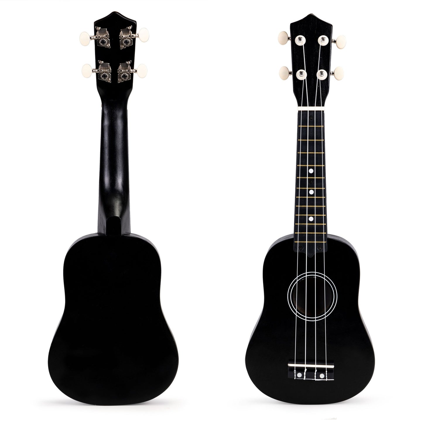 Children's wooden ukulele guitar with 4 nylon strings