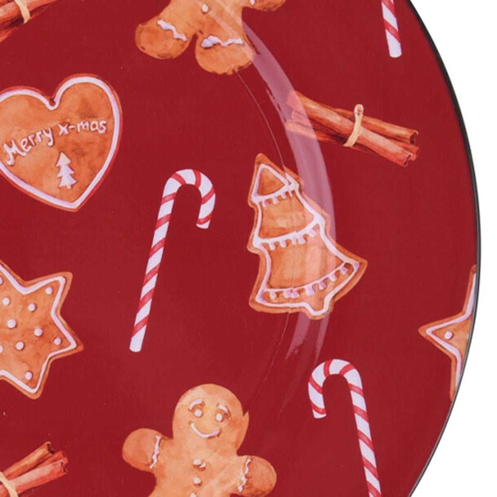 Christmas coaster 33 cm - cookies, cinnamon & lollipops