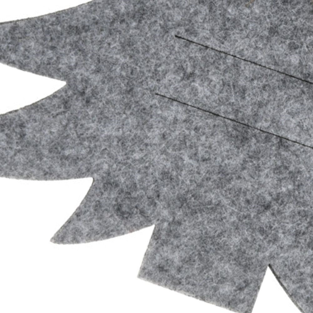 Christmas cutlery holder in felt - 4 Christmas tree shaped holders