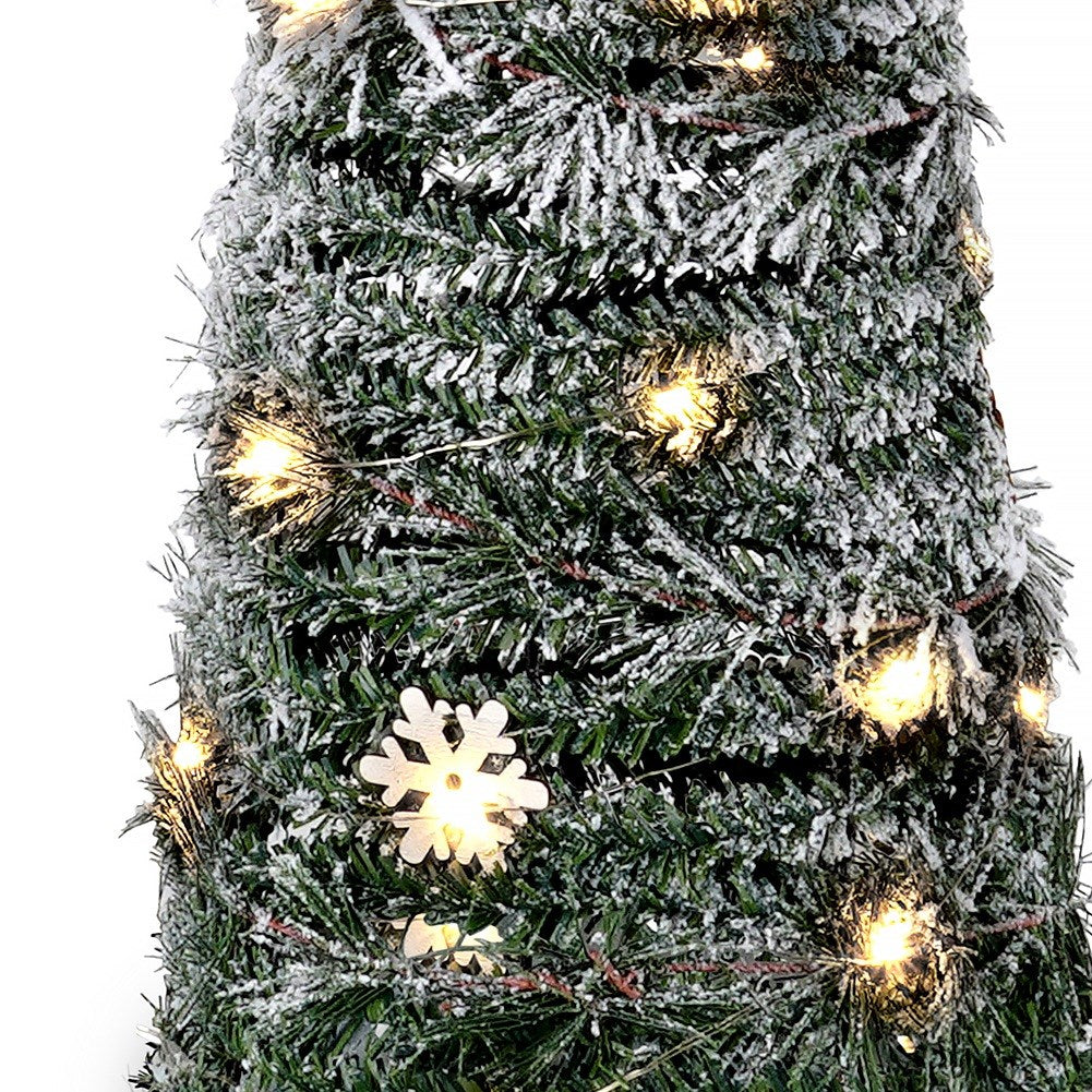 Christmas tree luminous cone green 40 LED 80 cm