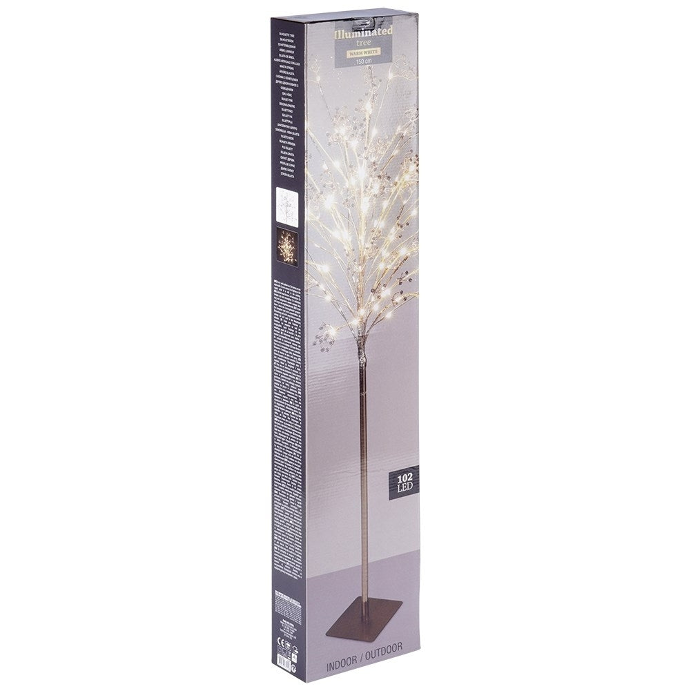 Christmas tree with 102 LED lights for indoor/outdoor use