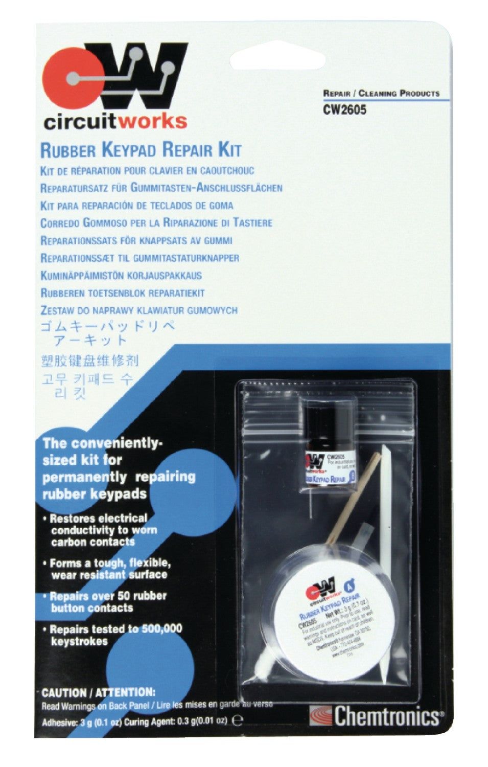CircuitWorks Rubber Keypad Repair Kit