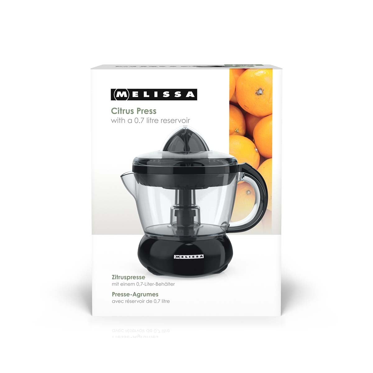 Citrus Juicer, 40W, 0.7L Capacity, Black