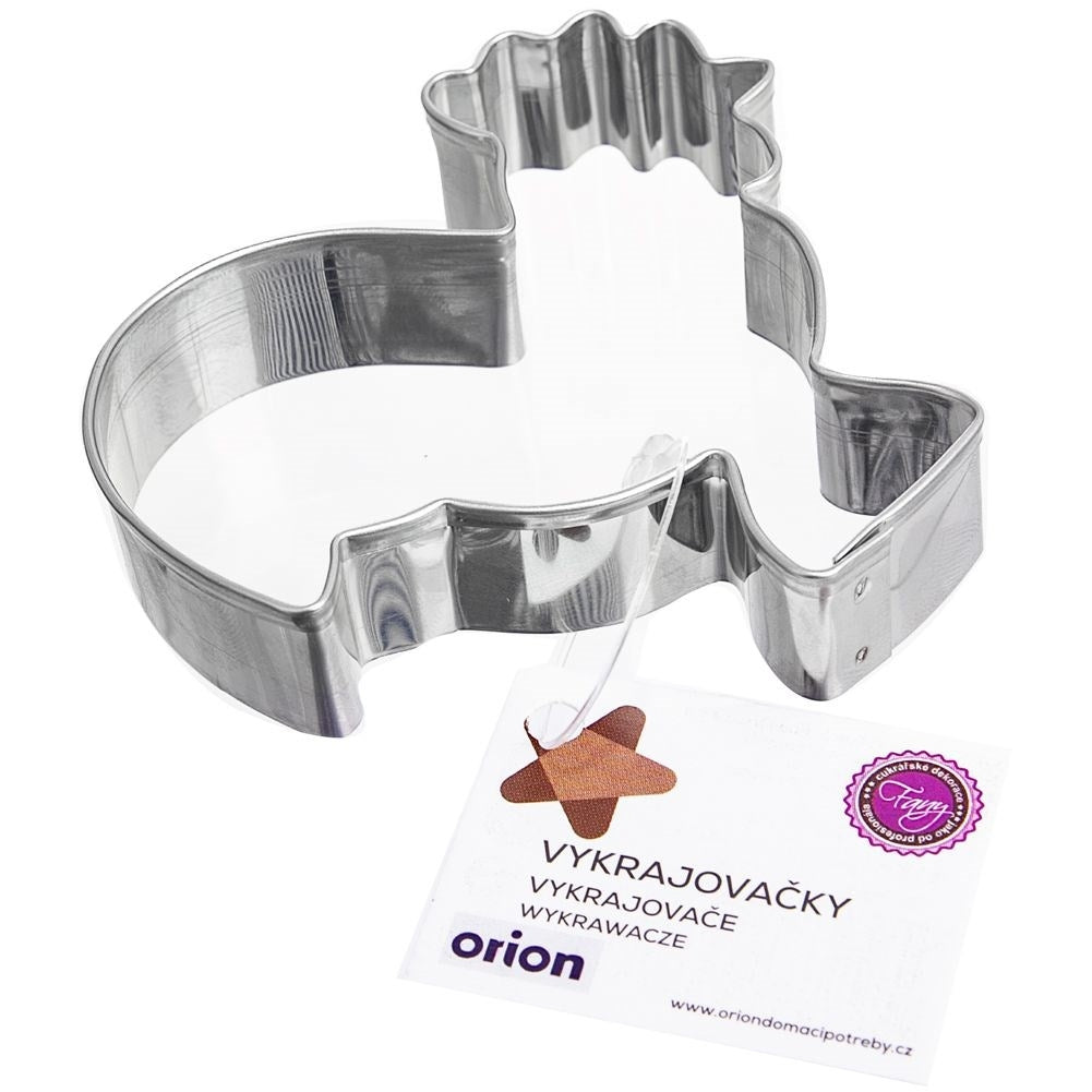 Classic Rooster-shaped Cake Mold in Stainless Steel