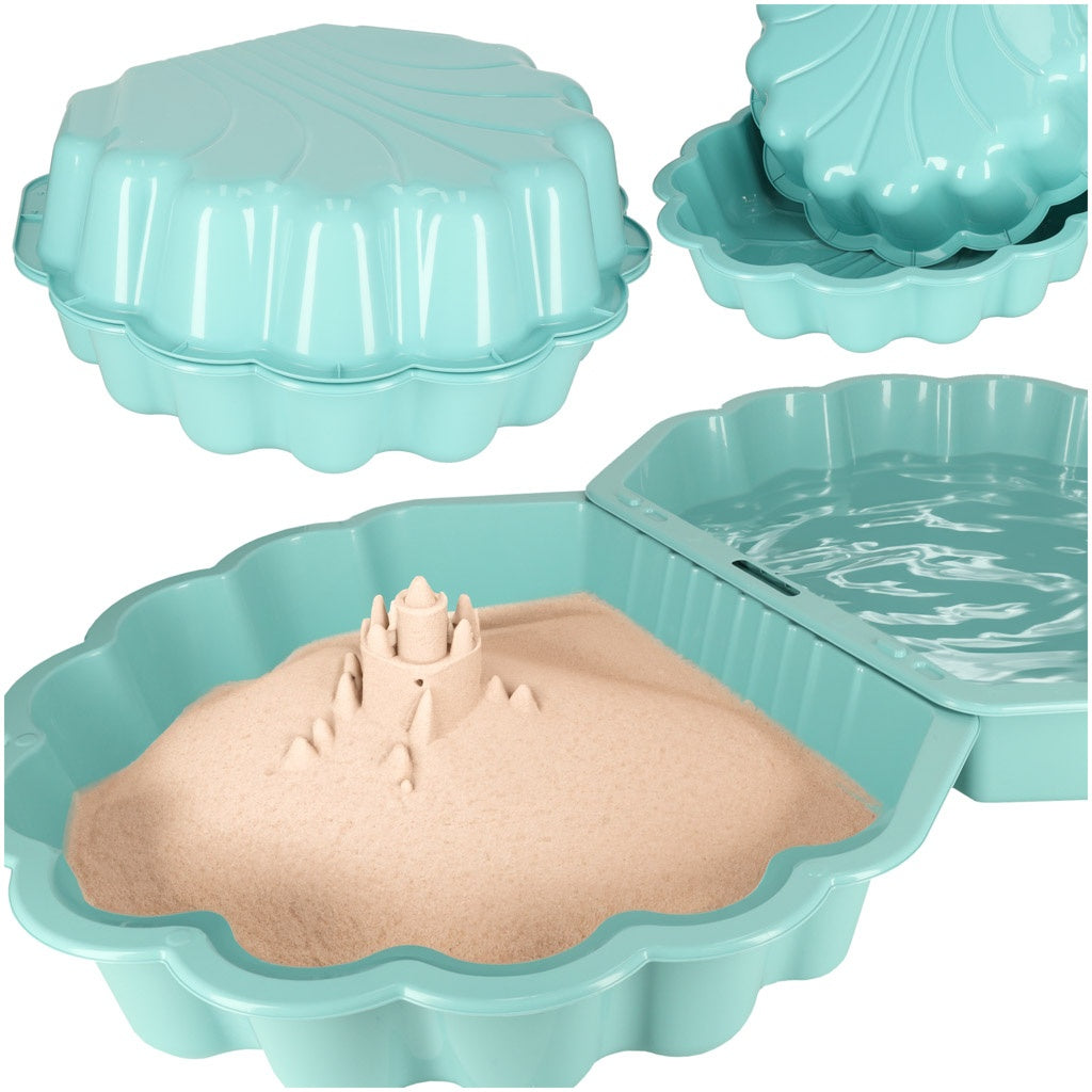 Closable sandpit Shell double antip mint