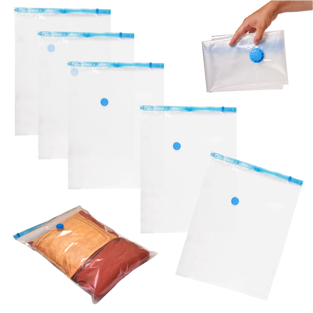 Clothes vacuum bags 5 pieces 60x80cm
