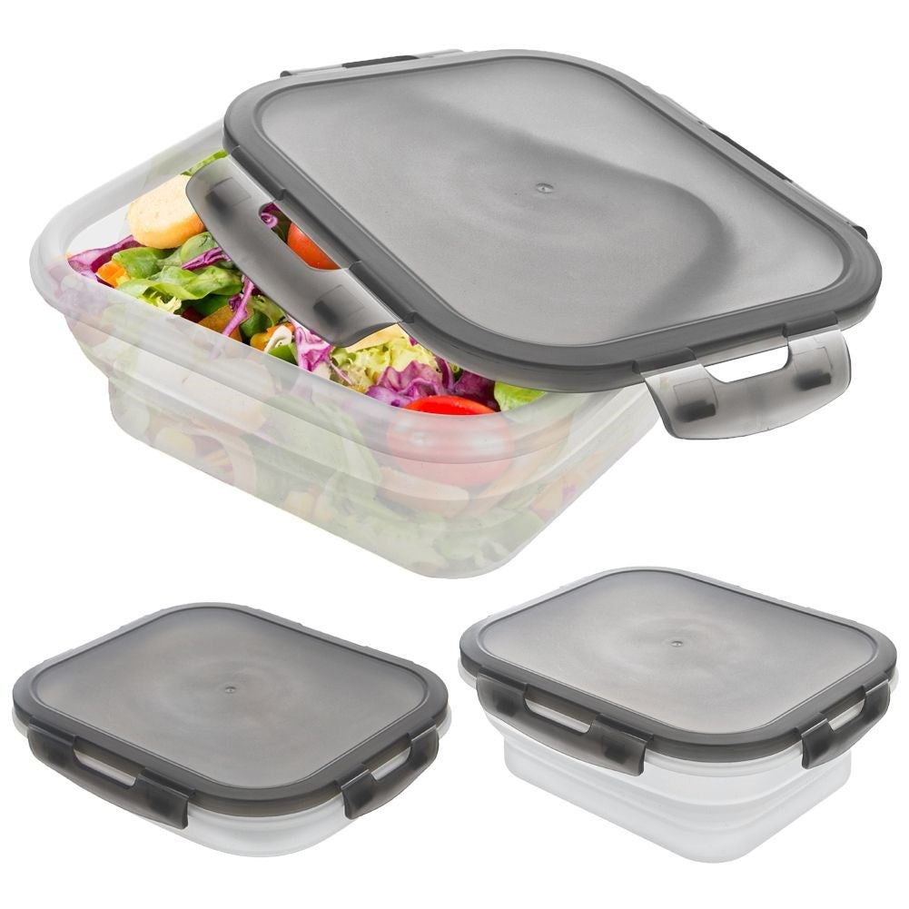 Collapsible Lunch Box with Sealing Lid for Fresh Food