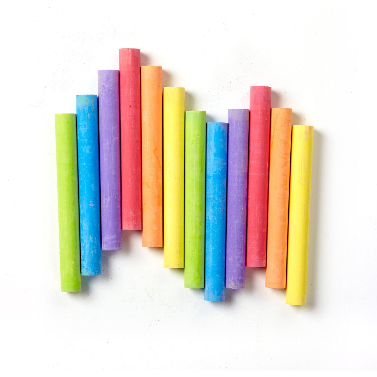Colored Chalk Set, 12 Pieces, Non-Toxic