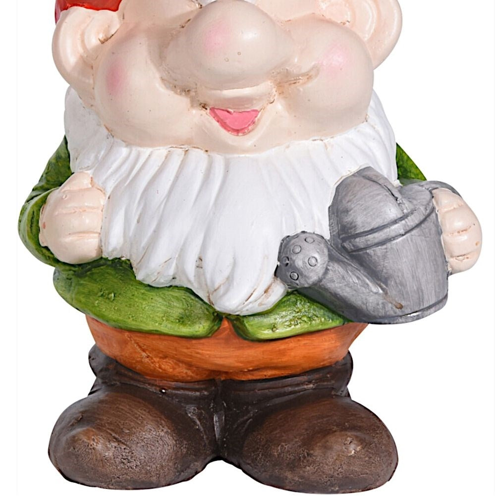 Colorful Ceramic Garden Santa - Weather Resistant Decor