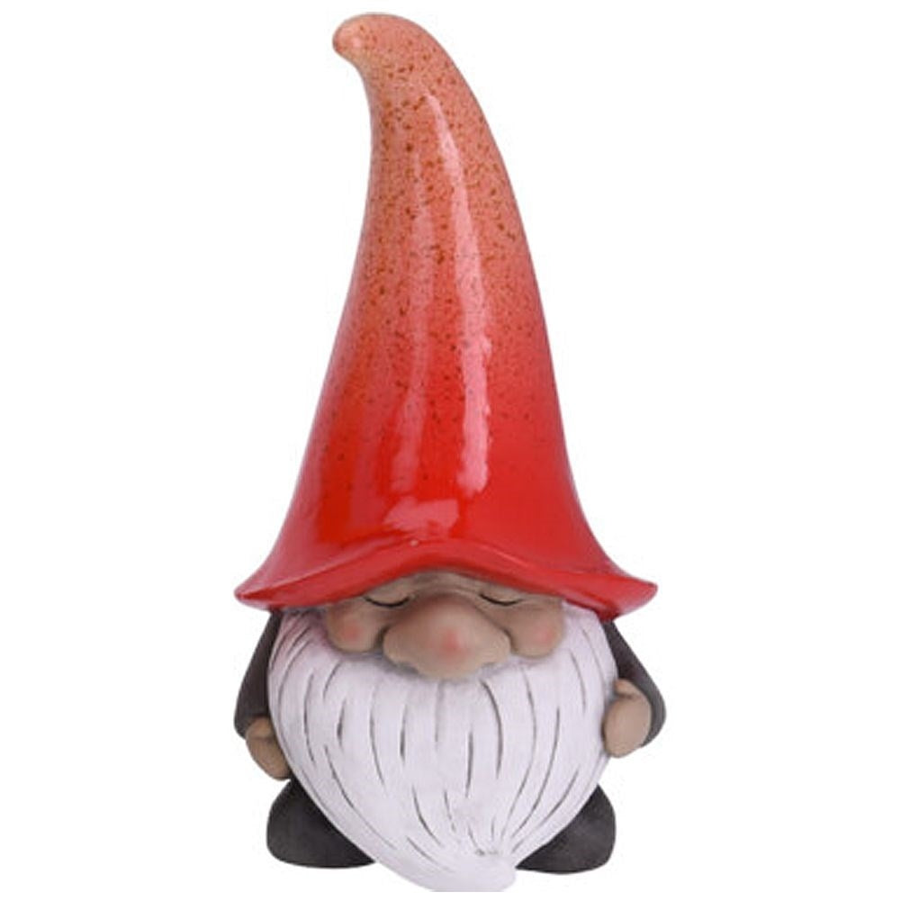 Colorful Weather Resistant Ceramic Santa for Garden