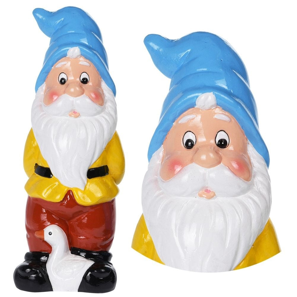 Colorful and Weatherproof Ceramic Garden Santa