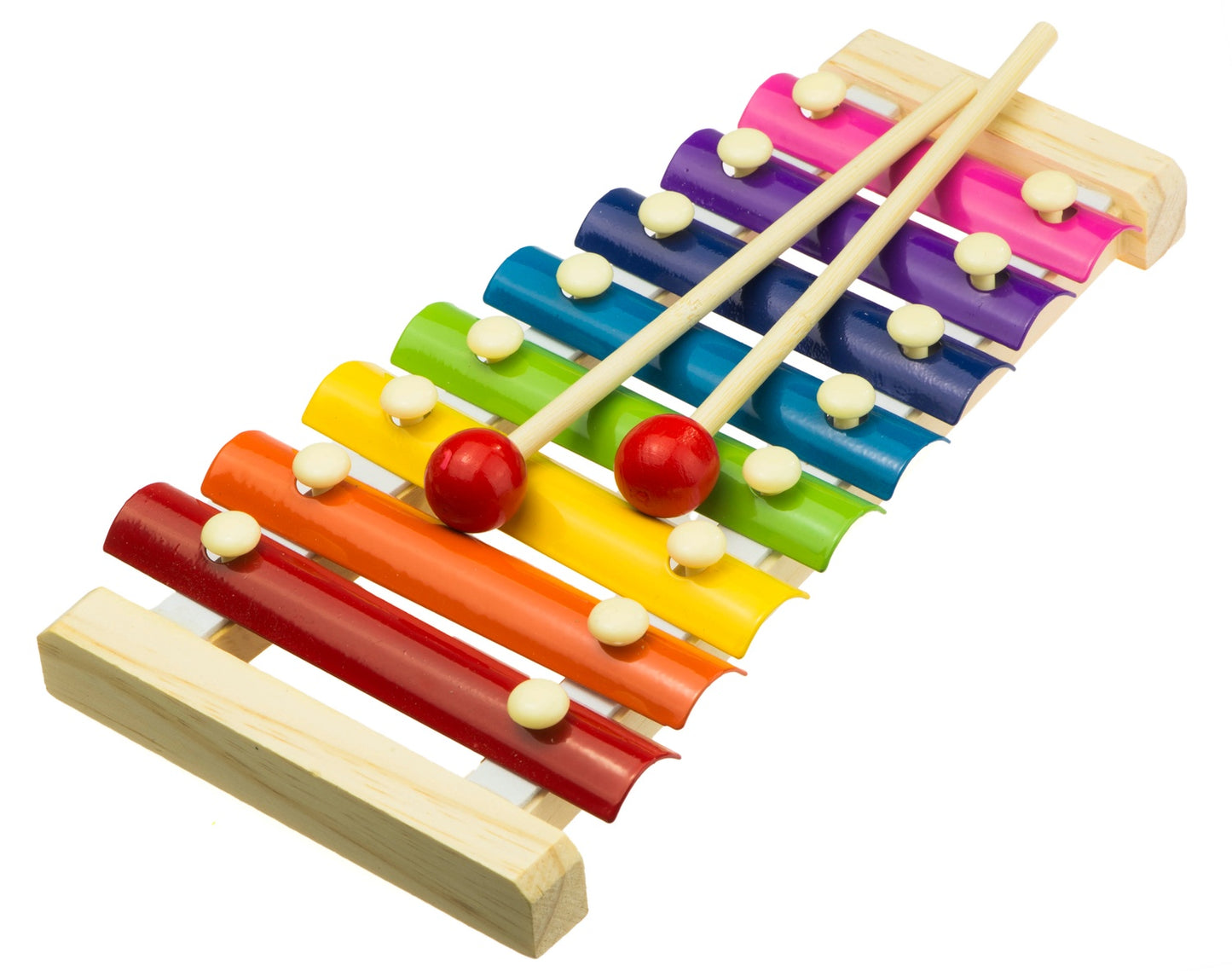 Colorful educational wooden dulcimer