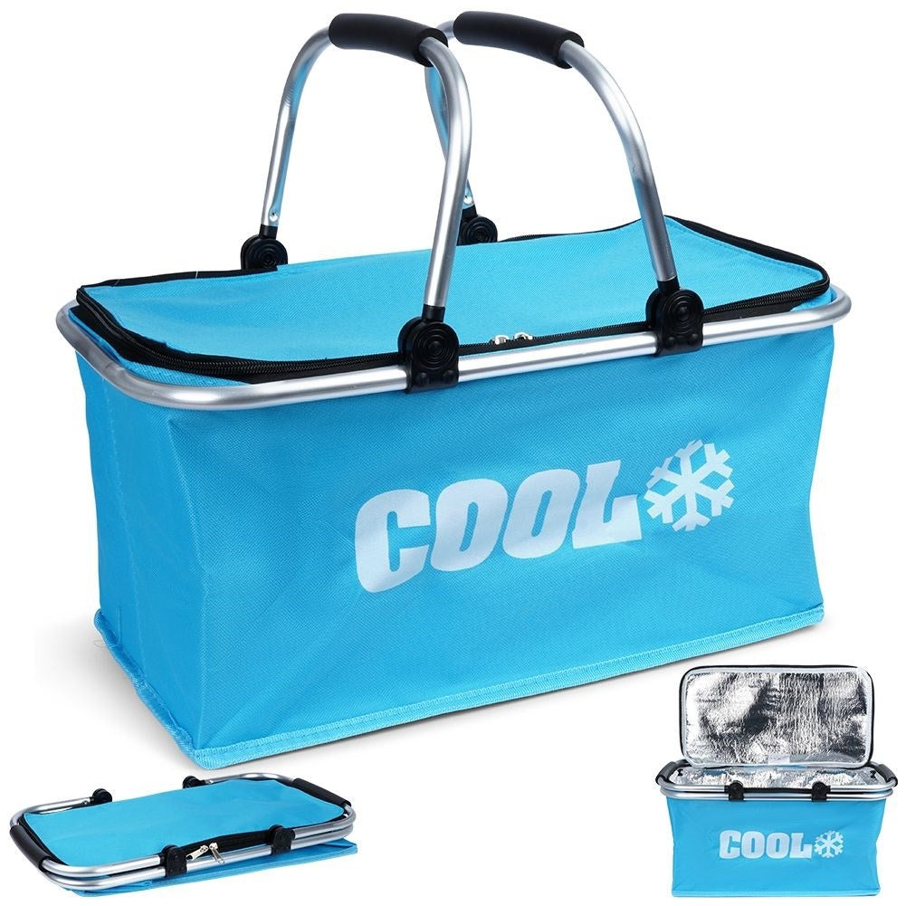Comfortable cooler with reinforced bottom and comfortable handles