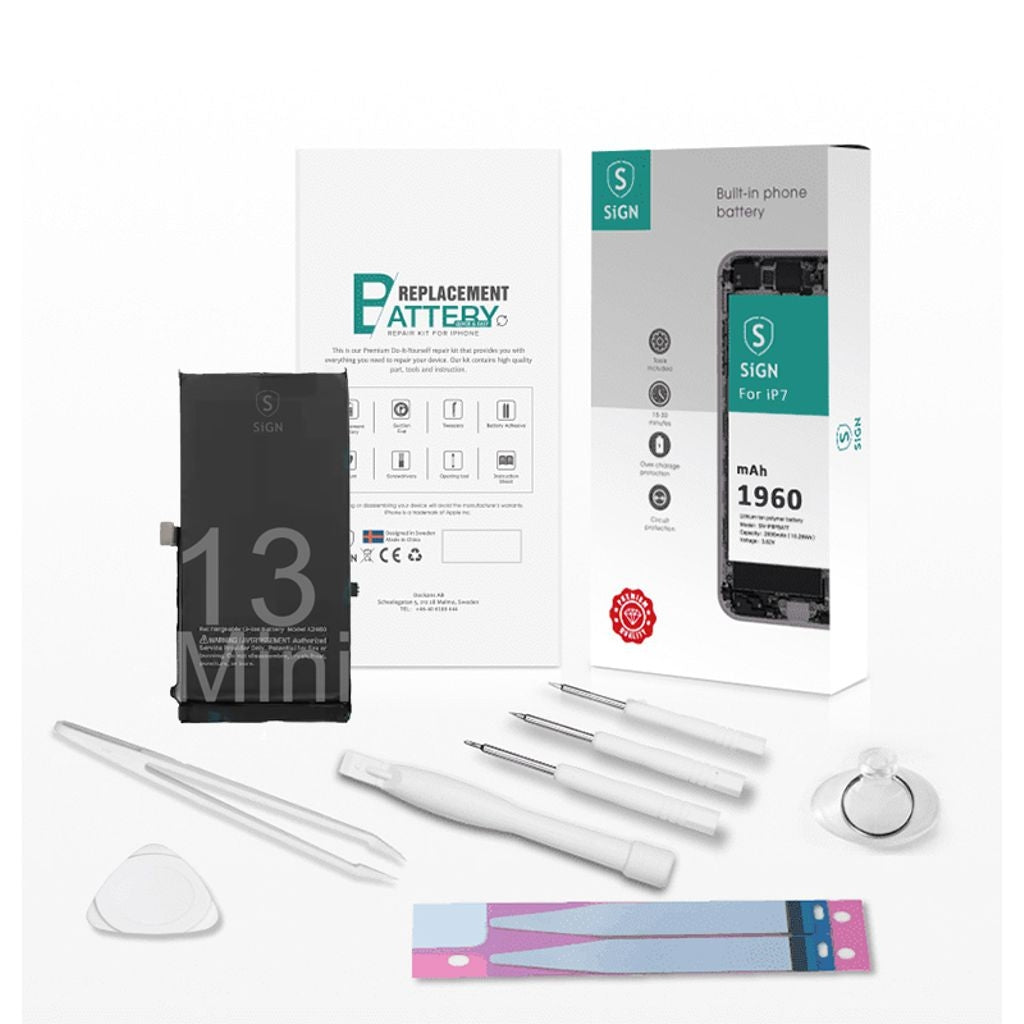 Complete Kit for Battery Replacement - iPhone 13 Mini