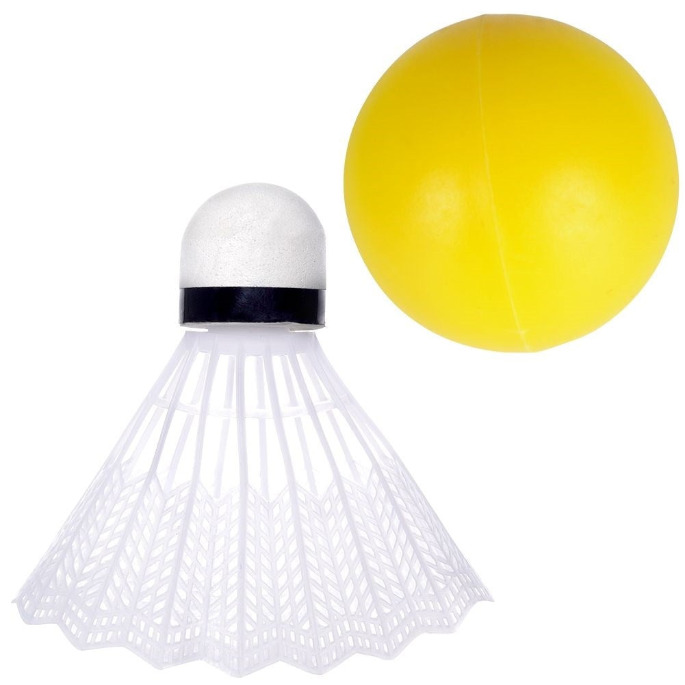 Complete Outdoor Playset for Fun ActivityComplete outdoor game set with throwing disc, badminton set and beach tennis set. Perfect for hours of fun outdoor activity.Outdoor PlaysetOur comprehensive outdoor play set includes a throwing disc, a