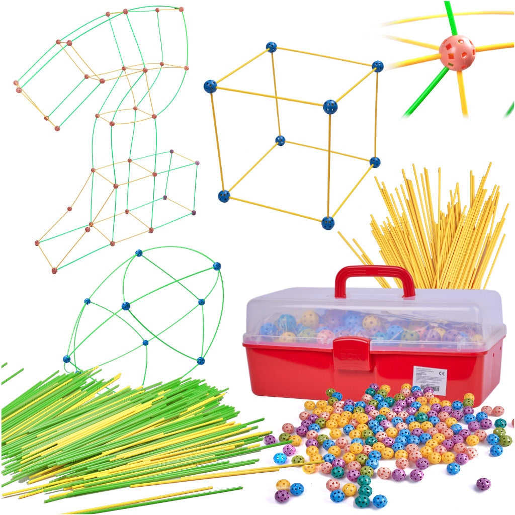 Construction blocks tube straw base tent house 480el.