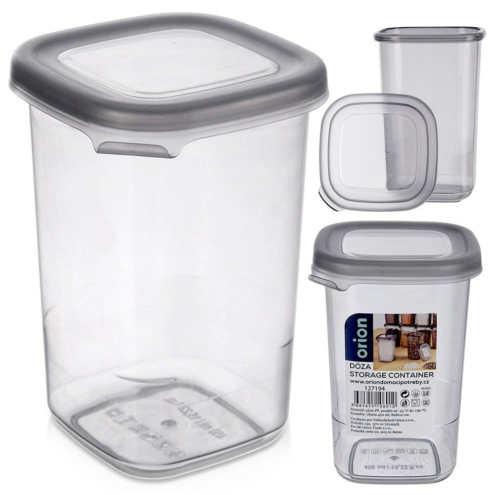 Container for loose products with lid 450 ml