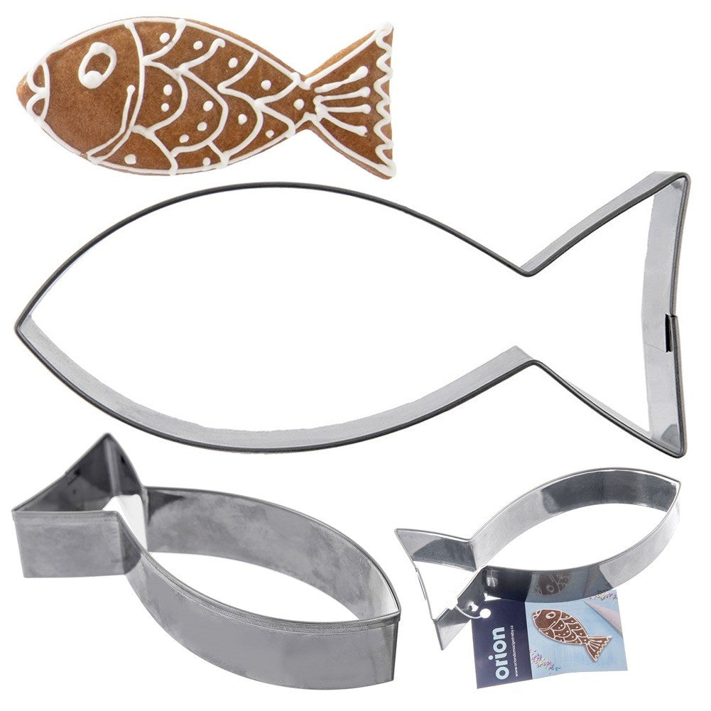 Cookie cutter steel fish 9 cm