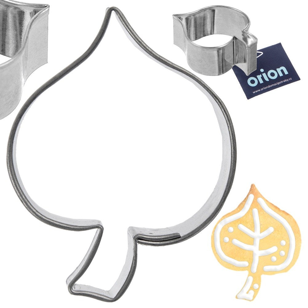 Cookie cutter steel leaf 4 cm