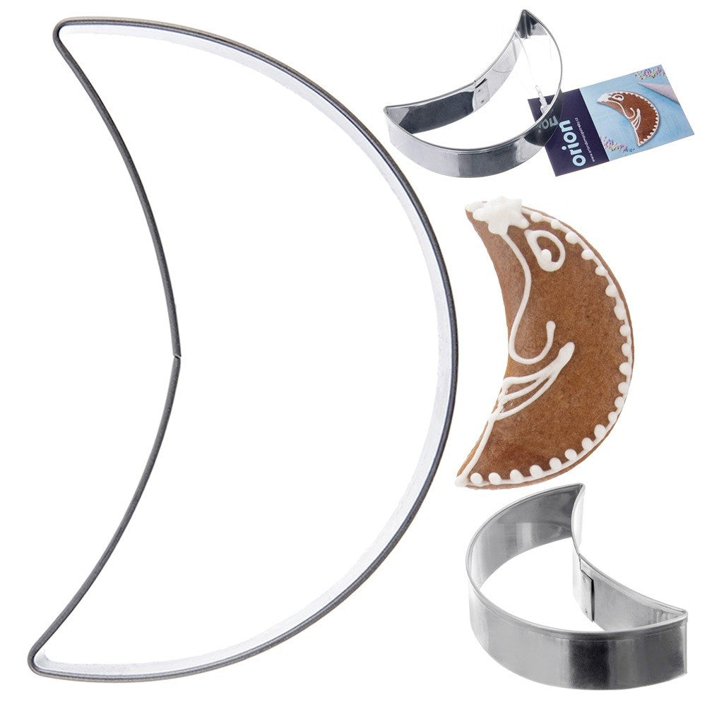 Cookie cutter steel moon 6 cm