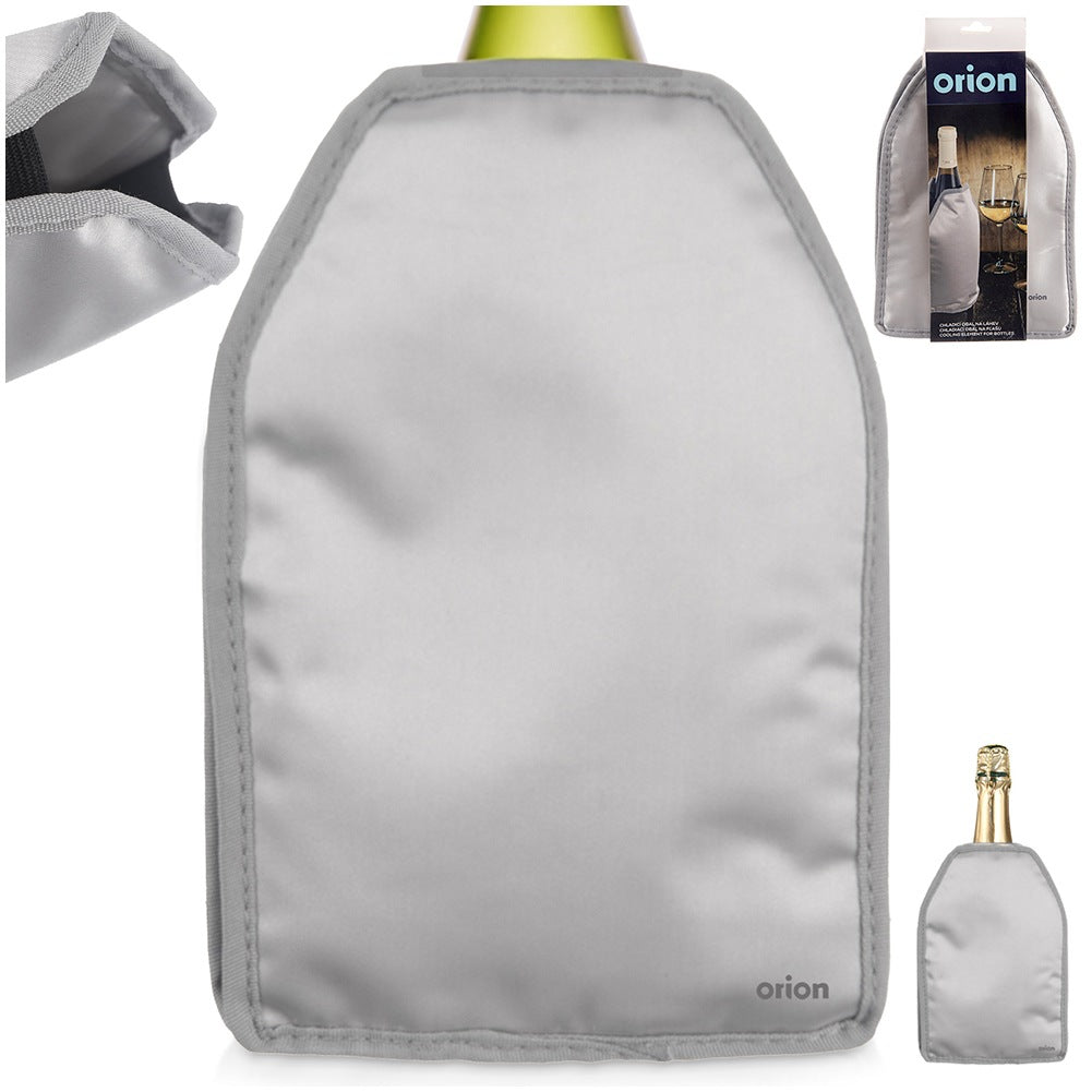 Cooling bottle cover silver