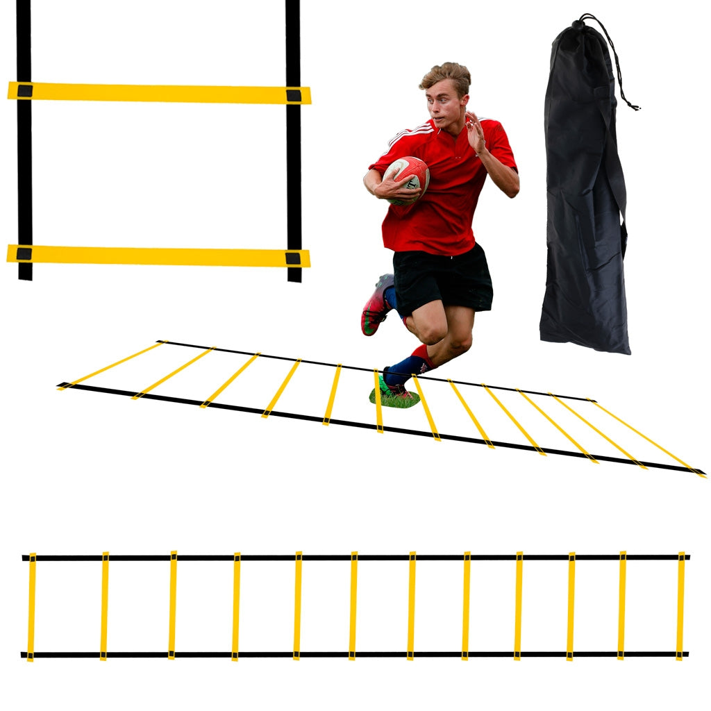 Coordination gymnastics training ladder yellow